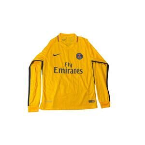 PSG Paris Saint-Germain 2017-18 Away Jersey Long Sleeve Mens Medium Neymar Jr.